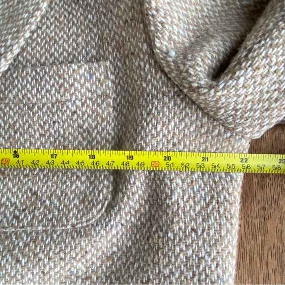 Liz Claiborne Textured Tan Wool Blend Blazer - Picture 12 of 16